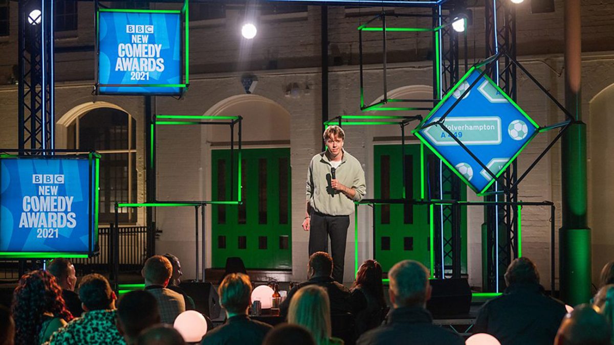 New Comedy Awards 2021 Phil McIntyre Television for BBC 3 Rchard Drew